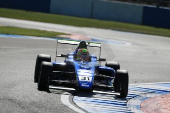 World © Octane Photographic Ltd. Saturday 18th April 2015, MSA Formula - Certified by the FIA - Powered by Ford EcoBoost Qualifying. Donington Park. Carlin - Lando Norris. Digital Ref: 1229LB1D1034