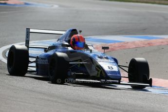World © Octane Photographic Ltd. Saturday 18th April 2015, MSA Formula - Certified by the FIA - Powered by Ford EcoBoost Qualifying. Donington Park. Falcon Motorsport – Darius Karbaley. Digital Ref: 1229LB1D1161