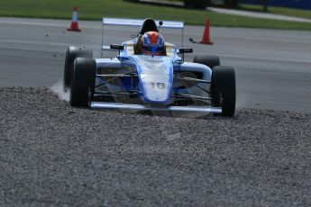 World © Octane Photographic Ltd. Saturday 18th April 2015, MSA Formula - Certified by the FIA - Powered by Ford EcoBoost Qualifying. Double R Racing - Matheus Leist. Donington Park. Digital Ref: 1229LB1D1272