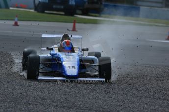 World © Octane Photographic Ltd. Saturday 18th April 2015, MSA Formula - Certified by the FIA - Powered by Ford EcoBoost Qualifying. Double R Racing - Matheus Leist. Donington Park. Digital Ref: 1229LB1D1280