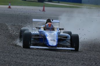 World © Octane Photographic Ltd. Saturday 18th April 2015, MSA Formula - Certified by the FIA - Powered by Ford EcoBoost Qualifying. Double R Racing - Matheus Leist. Donington Park. Digital Ref: 1229LB1D1285