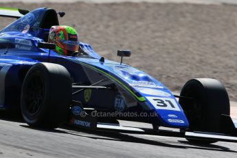 World © Octane Photographic Ltd. Saturday 18th April 2015, MSA Formula - Certified by the FIA - Powered by Ford EcoBoost Qualifying. Donington Park. Carlin - Lando Norris. Digital Ref: 1229LB1D1349
