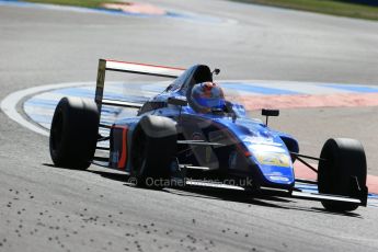 World © Octane Photographic Ltd. Saturday 18th April 2015, MSA Formula - Certified by the FIA - Powered by Ford EcoBoost Qualifying. Donington Park. Carlin - Petru Florescu. Digital Ref: 1229LB1D1405