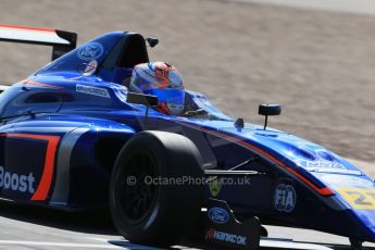 World © Octane Photographic Ltd. Saturday 18th April 2015, MSA Formula - Certified by the FIA - Powered by Ford EcoBoost Qualifying. Donington Park. Carlin - Petru Florescu. Digital Ref: 1229LB1D1409