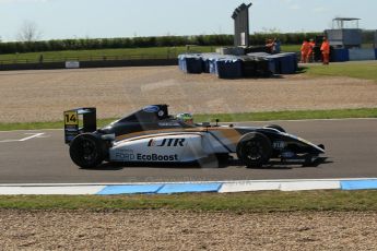 World © Octane Photographic Ltd. Saturday 18th April 2015, MSA Formula - Certified by the FIA - Powered by Ford EcoBoost Qualifying. Donington Park. JTR - Dan Baybutt. Digital Ref: 1229LW1L2360