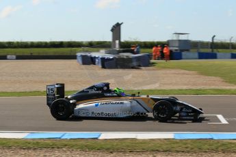 World © Octane Photographic Ltd. Saturday 18th April 2015, MSA Formula - Certified by the FIA - Powered by Ford EcoBoost Qualifying. Donington Park. JTR - James Pull. Digital Ref: 1229LW1L2382