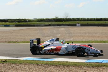 World © Octane Photographic Ltd. Saturday 18th April 2015, MSA Formula - Certified by the FIA - Powered by Ford EcoBoost Qualifying. Donington Park. JHR Developments - Sennan Fielding. Digital Ref: 1229LW1L2429