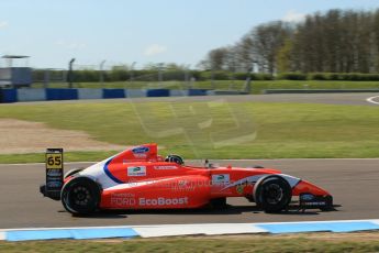 World © Octane Photographic Ltd. Saturday 18th April 2015, MSA Formula - Certified by the FIA - Powered by Ford EcoBoost Qualifying. Donington Park. TRS Arden - Enaam Ahmed. Digital Ref: 1229LW1L2441