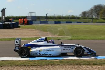 World © Octane Photographic Ltd. Saturday 18th April 2015, MSA Formula - Certified by the FIA - Powered by Ford EcoBoost Qualifying. Donington Park. MBM – Jack Barlow. Digital Ref: 1229LW1L2478