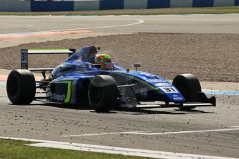 World © Octane Photographic Ltd. Saturday 18th April 2015, MSA Formula - Certified by the FIA - Powered by Ford EcoBoost Qualifying. Donington Park. Carlin - Lando Norris. Digital Ref: 1229LW1L2658