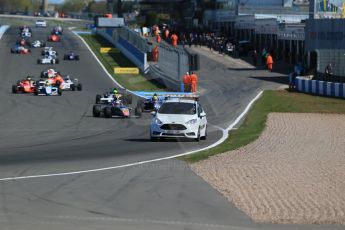 World © Octane Photographic Ltd. Saturday 18th April 2015, MSA Formula - Certified by the FIA - Powered by Ford EcoBoost Race 1. Donington Park. Fortec - Daniel Ticktum. Digital Ref: 1230LB1D1456