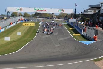 World © Octane Photographic Ltd. Saturday 18th April 2015, MSA Formula - Certified by the FIA - Powered by Ford EcoBoost Race 1. Donington Park. Fortec - Daniel Ticktum. Digital Ref: 1230LB1D1467