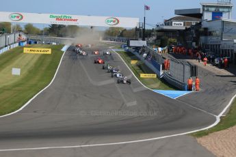 World © Octane Photographic Ltd. Saturday 18th April 2015, MSA Formula - Certified by the FIA - Powered by Ford EcoBoost Race 1. Donington Park. Fortec - Daniel Ticktum. Digital Ref: 1230LB1D1514