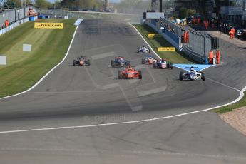 World © Octane Photographic Ltd. Saturday 18th April 2015, MSA Formula - Certified by the FIA - Powered by Ford EcoBoost Race 1. Donington Park. Richardson Racing – Louise Richardson. Digital Ref: 1230LB1D1537