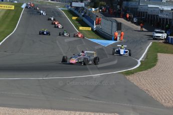 World © Octane Photographic Ltd. Saturday 18th April 2015, MSA Formula - Certified by the FIA - Powered by Ford EcoBoost Race 1. Donington Park. Fortec - Daniel Ticktum. Digital Ref: 1230LB1D1551
