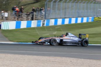 World © Octane Photographic Ltd. Saturday 18th April 2015, MSA Formula - Certified by the FIA - Powered by Ford EcoBoost Race 1. Donington Park. JTR – Ameya Vaidyanatham. Digital Ref: 1230LB1D1648