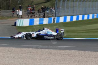 World © Octane Photographic Ltd. Saturday 18th April 2015, MSA Formula - Certified by the FIA - Powered by Ford EcoBoost Race 1. Donington Park. SWB Motorsport - Jack Butel. Digital Ref: 1230LB1D1656
