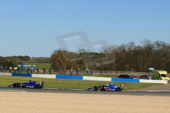 World © Octane Photographic Ltd. Saturday 18th April 2015, MSA Formula - Certified by the FIA - Powered by Ford EcoBoost Race 1. Donington Park. Carlin - Petru Florescu. Digital Ref: 1230LW1L2883