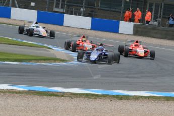 World © Octane Photographic Ltd. Sunday 19th April 2015, MSA Formula - Certified by the FIA - Powered by Ford EcoBoost Race 2. Donington Park. TRS Arden - Sandy Mitchell and Enaam Ahmed. Digital Ref: 1231LB1D1844