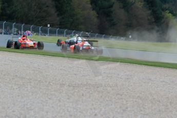 World © Octane Photographic Ltd. Sunday 19th April 2015, MSA Formula - Certified by the FIA - Powered by Ford EcoBoost Race 2. Donington Park. TRS Arden - Sandy Mitchell and Enaam Ahmed. Digital Ref: 1231LB1D1858