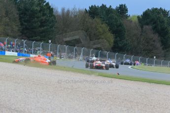 World © Octane Photographic Ltd. Sunday 19th April 2015, MSA Formula - Certified by the FIA - Powered by Ford EcoBoost Race 2. Donington Park. TRS Arden - Sandy Mitchell. Digital Ref: 1231LB1D1868