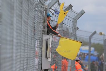 World © Octane Photographic Ltd. Sunday 19th April 2015, MSA Formula - Certified by the FIA - Powered by Ford EcoBoost Race 2. Donington Park. Yellow flags. Digital Ref: 1231LB1D1942