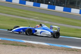 World © Octane Photographic Ltd. Sunday 19th April 2015, MSA Formula - Certified by the FIA - Powered by Ford EcoBoost Race 2. Donington Park. Double R Racing - Matheus Leist. Digital Ref: 1231LB1D2004