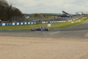 World © Octane Photographic Ltd. Sunday 19th April 2015, MSA Formula - Certified by the FIA - Powered by Ford EcoBoost Race 2. Donington Park. Carlin - Petru Florescu. Digital Ref: 1231LW1L3019