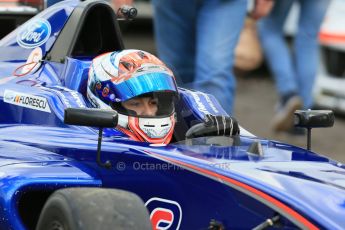 World © Octane Photographic Ltd. Sunday 19th April 2015, MSA Formula - Certified by the FIA - Powered by Ford EcoBoost Race 3. Donington Park. Carlin - Petru Florescu. Digital Ref: 1232LB1D2143