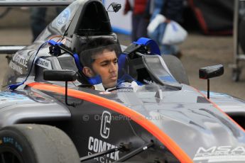 World © Octane Photographic Ltd. Sunday 19th April 2015, MSA Formula - Certified by the FIA - Powered by Ford EcoBoost Race 3. Donington Park. JTR – Ameya Vaidyanatham. Digital Ref: 1232LW1L3288