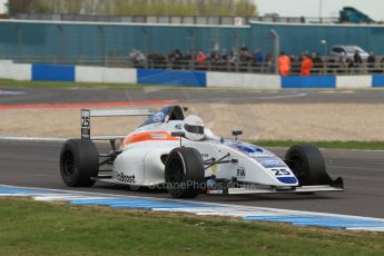 World © Octane Photographic Ltd. Sunday 19th April 2015, MSA Formula - Certified by the FIA - Powered by Ford EcoBoost Race 3. Donington Park. Richardson Racing – Louise Richardson. Digital Ref: 1232LW1L3458