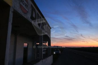 World © Octane Photographic Ltd. 7th February 2015 dawn visit to the pit buildings at the Reims-Gueux abandoned track, last used for Formula 1 in 1966. Digital Ref : 1185CB1D4622