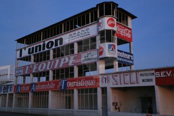 World © Octane Photographic Ltd. 7th February 2015 dawn visit to the pit buildings at the Reims-Gueux abandoned track, last used for Formula 1 in 1966. Digital Ref : 1185CB1D4638