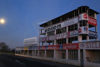 World © Octane Photographic Ltd. 7th February 2015 dawn visit to the pit buildings at the Reims-Gueux abandoned track, last used for Formula 1 in 1966. Digital Ref : 1185CB1D4640