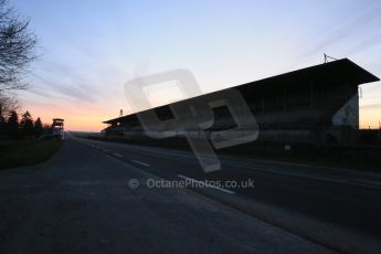 World © Octane Photographic Ltd. 7th February 2015 dawn visit to the pit buildings at the Reims-Gueux abandoned track, last used for Formula 1 in 1966. Digital Ref : 1185CB1D4724