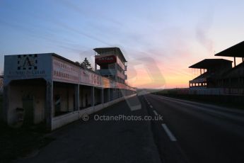 World © Octane Photographic Ltd. 7th February 2015 dawn visit to the pit buildings at the Reims-Gueux abandoned track, last used for Formula 1 in 1966. Digital Ref : 1185CB1D4728