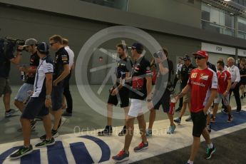 World © Octane Photographic Ltd. Scuderia Ferrari SF15-T– Kimi Raikkonen. Sunday 20th September 2015, F1 Singapore Grand Prix Drivers Parade, Marina Bay. Digital Ref: 1435LB5D0867
