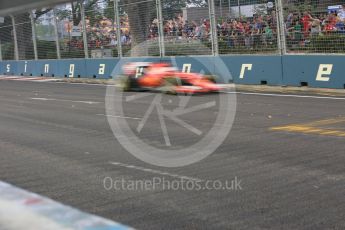 World © Octane Photographic Ltd. Scuderia Ferrari SF15-T– Sebastian Vettel. Friday 18th September 2015, F1 Singapore Grand Prix Practice 1, Marina Bay. Digital Ref: