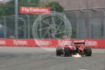 World © Octane Photographic Ltd. Scuderia Ferrari SF15-T– Kimi Raikkonen. Friday 18th September 2015, F1 Singapore Grand Prix Practice 1, Marina Bay. Digital Ref: