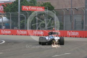 World © Octane Photographic Ltd. Williams Martini Racing FW37 – Valtteri Bottas. Friday 18th September 2015, F1 Singapore Grand Prix Practice 1, Marina Bay. Digital Ref: