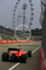 World © Octane Photographic Ltd. Manor Marussia F1 Team MR03B – William Stevens. Friday 18th September 2015, F1 Singapore Grand Prix Practice 1, Marina Bay. Digital Ref: