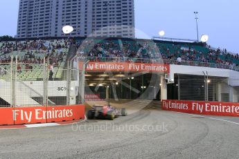 World © Octane Photographic Ltd. Scuderia Toro Rosso STR10 – Carlos Sainz Jnr. Friday 18th September 2015, F1 Singapore Grand Prix Practice 1, Marina Bay. Digital Ref: