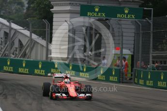 World © Octane Photographic Ltd. Scuderia Ferrari SF15-T– Sebastian Vettel. Friday 18th September 2015, F1 Singapore Grand Prix Practice 1, Marina Bay. Digital Ref: 1428LB1D4611