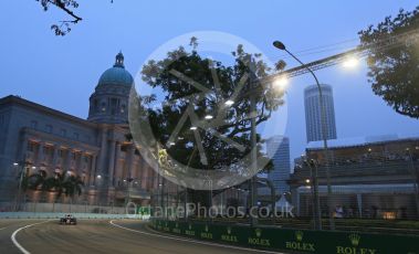 World © Octane Photographic Ltd. Scuderia Toro Rosso STR10 – Max Verstappen. Friday 18th September 2015, F1 Singapore Grand Prix Practice 1, Marina Bay. Digital Ref: