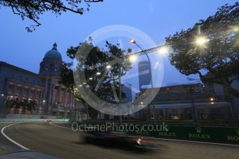 World © Octane Photographic Ltd. McLaren Honda MP4/30 – Fernando Alonso. Friday 18th September 2015, F1 Singapore Grand Prix Practice 1, Marina Bay. Digital Ref: