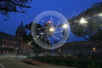 World © Octane Photographic Ltd. Scuderia Ferrari SF15-T– Kimi Raikkonen. Friday 18th September 2015, F1 Singapore Grand Prix Practice 1, Marina Bay. Digital Ref: