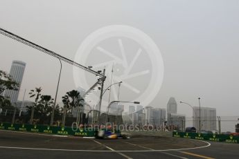 World © Octane Photographic Ltd. Sauber F1 Team C34-Ferrari – Felipe Nasr. Friday 18th September 2015, F1 Singapore Grand Prix Practice 1, Marina Bay. Digital Ref: