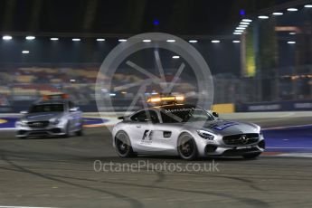 World © Octane Photographic Ltd. Safety Car. Friday 18th September 2015, F1 Singapore Grand Prix Practice 2, Marina Bay. Digital Ref: 1429CB5D0231