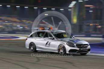 World © Octane Photographic Ltd. Safety Car. Friday 18th September 2015, F1 Singapore Grand Prix Practice 2, Marina Bay. Digital Ref: 1429CB5D0234