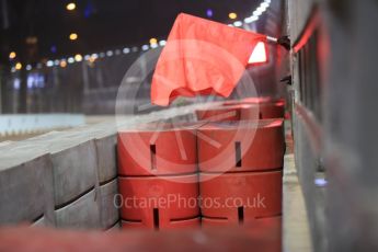 World © Octane Photographic Ltd. Red Flag. Friday 18th September 2015, F1 Singapore Grand Prix Practice 2, Marina Bay. Digital Ref: 1429CB5D0250